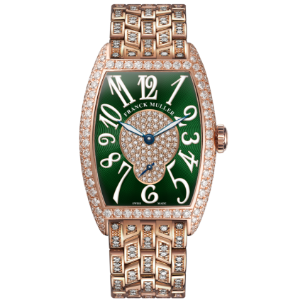 1750 S6 D 2P F 5N DGRN BR | Franck Muller Cintree Curvex Diamonds 25.1 x 35.1 mm watch | Buy Now