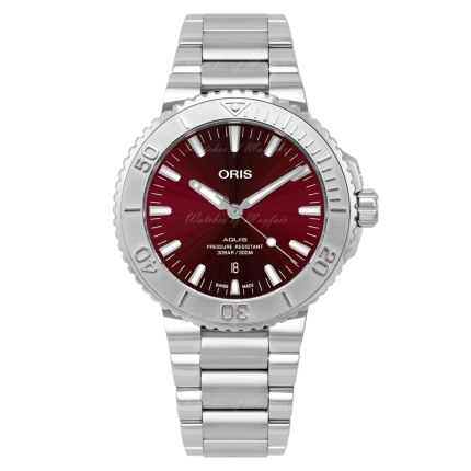 01 733 7766 4158-07 8 22 05PEB | Oris Aquis Date Relief 41.5 mm watch. Buy Online