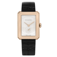 Chanel Boy-Friend Large Beige Gold Opaline Dial H4315