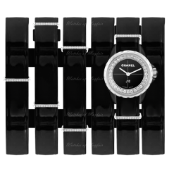 Chanel J12В·XS Black Ceramic Large Cuff 19mm H4665