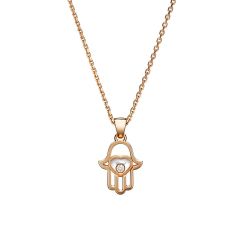 Chopard Good Luck Charms Rose Gold Diamond Pendant 797864-5001