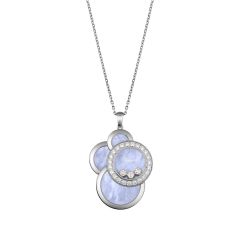 Chopard Happy Dreams White Gold Pearl Diamond Pendant 799769-1007