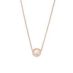 818230-9001|Chopard Happy Spirit Rose Gold &White Gold Diamond Pendant