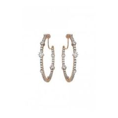 Chopard L'HEURE DU DIAMANT Rose Gold Diamond Earrings 839415-5001