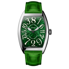 Franck Muller Crazy Hours Platinum 45 x 32 mm 5850 CH-PT-GR-GR | Watches of Mayfair