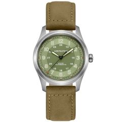 H70205860 | Hamilton Khaki Field Titanium Green Automatic 38 mm watch | Buy Now