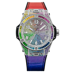 465.SX.9900.LR.0999 | Hublot Big Bang One Click Rainbow 39 mm watch. Buy Online