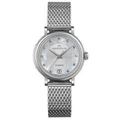 N2800.08S02.W01.S01 | Norqain Freedom 60 Diamonds Steel Bracelet 34 mm watch | Buy Online