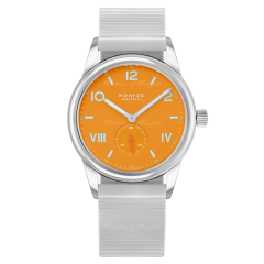 729 | NOMOS Club Campus 38 Future Orange Bracelet watch. Buy Online