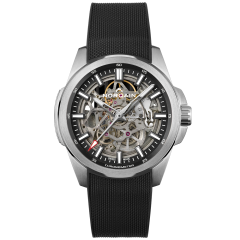 N3000.07S01.B01.R01 | Norqain Independence Skeleton Black Milanese Rubber 42 mm watch | Buy Online