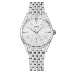 01 561 7724 4051-07 8 17 79 | Oris Artelier Date Diamonds Automatic 33 mm watch. Buy Online